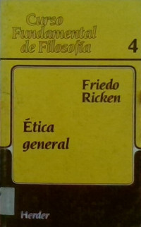 ETICA GENERAL TOMO 4