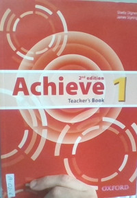 ACHIEVE 1 TEACHER'S BOOK