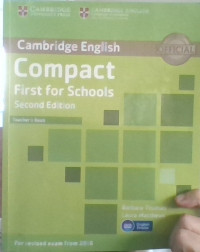 COMPACT FIRST FOR SCHOOLS TEACHERS BOOK B2