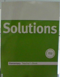 SOLUTIONS ELEMENTARY TEACHER BOOK