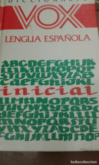 DICCIONARIO LENGUA ESPAÑOLA INICIAL