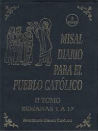 MISAL DIARIO PARA EL PUEBLO CATOLICO