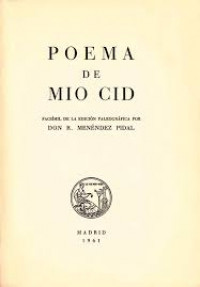 POEMA DEL MIO CID